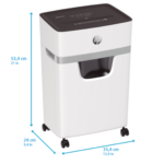HP OneShred 15CC Evrak İmha Makinesi / Kağıt Kırpma Makinesi - Çapraz /Parçacık kesim-4mm x 35mm-20lt - Görsel 4