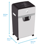 HP OneShred 16MC Evrak İmha Makinesi/Kağıt Kırpma Makinesi-Mikro kesim-2x15mm-30lt - Görsel 4