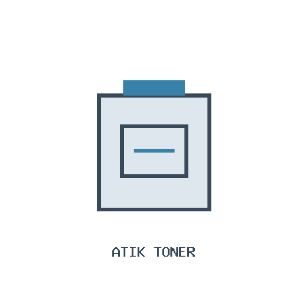 Atık toner için jenerik yer tutucu; ürün fotoğrafı değildir.
