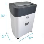 HP OneShred Auto 100CC Otomatik Beslemeli Evrak İmha Makinesi-P4-Çapraz kesim-4,3x12mm-17lt - Görsel 4