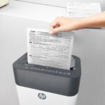 HP OneShred Auto 100CC Otomatik Beslemeli Evrak İmha Makinesi-P4-Çapraz kesim-4,3x12mm-17lt - Görsel 8
