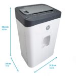 HP OneShred Auto 200CC Otomatik Beslemeli 200 sayfa Evrak İmha Makinesi-P4-Çapraz kesim-4,3x12mm-28lt - Görsel 3
