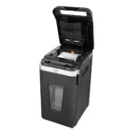 HP Pro Shredder Auto 400CC Otomatik Beslemeli 400 sayfa Evrak İmha Makinesi-P4-Çapraz kesim-4x12mm-53lt - Görsel 2