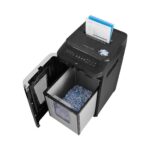 HP Pro Shredder Auto 400MC Otomatik Beslemeli 400 sayfa Evrak İmha Makinesi-P5-Mikro kesim-2x12mm-53lt - Görsel 3